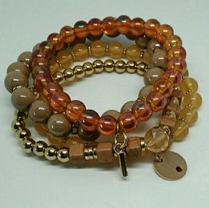 Earth and Fire bracelet set